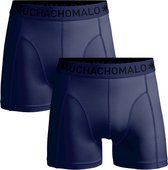 Muchachomalo 2-pack - Boxershort Heren - Microfiber - Blauw - Maat XXL
