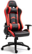 GTRacer Racing - E-Sports - Game stoel - Ergonomisch - Bureaustoel - Verstelbaar - Gaming Chair - Zwart / Rood