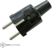 ABL PVC Stekker + RA met tule - Zwart