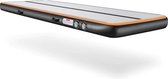 Airtrack Pro - Turnmat - 300x100x10 cm - Grijs - Turnen - Gymnastiek mat opblaasbaar - Waterproof - Met Electrische Pomp - 3 meter - 10 cm dik