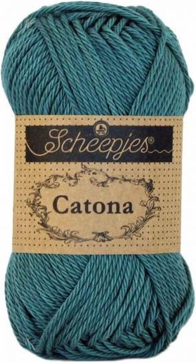 Scheepjes Catona- 391 Deep Ocean Green 10x50gr