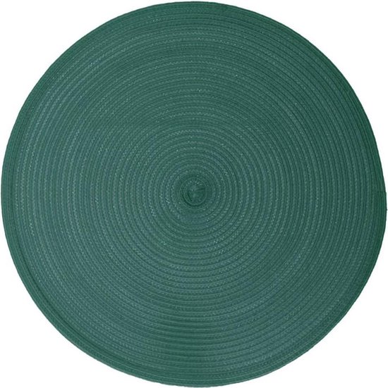 Atmosphera pad Set de 4 - Vert émeraude - Tressé - Set de table - Set de table