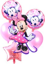 Minnie Mouse Ballonnen - Disney - Ballonnen Verjaardag - Helium Ballonnen - Folieballon - 8-Delig