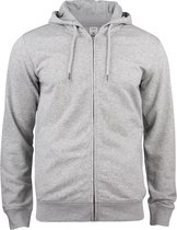 Clique Premium OC Hoody FZ grijsmelange l