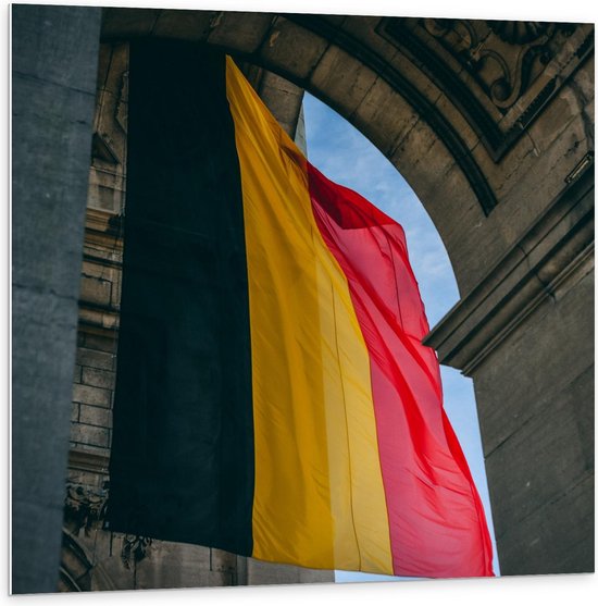 Forex - Duitse Vlag bij Gebouw - Foto op Forex