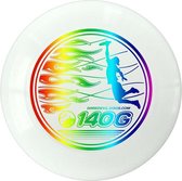 Daredevil - Junioren Ultimate Frisbee - 140 gr - Wit - Regenboog