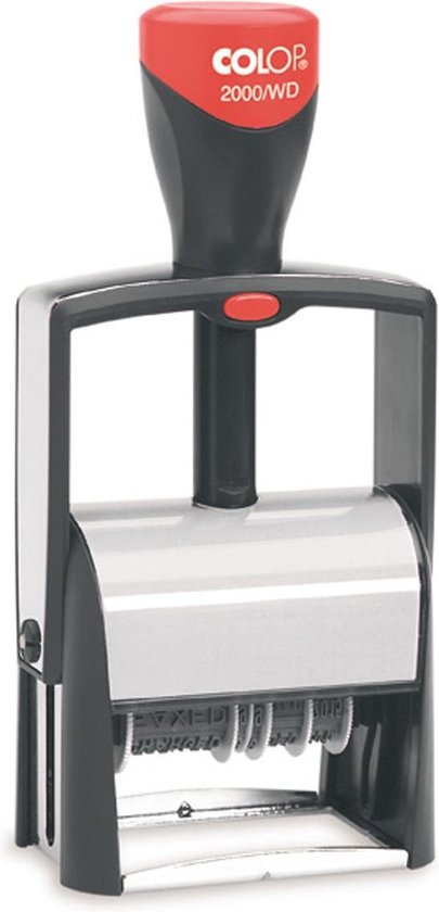 Woord-datumstempel Colop 2000 met 12 teksten | Stempels | Stempels en
