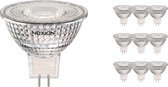 Voordeelpak 10x Noxion LED Spot GU5.3 5W 840 60D 470lm | Dimbaar - Koel Wit - Vervangt 35W.