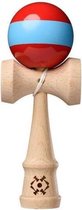 Kendama USA Tribute Single Stripe Kendama - Red with Light Blue