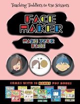 Teaching Toddlers to Use Scissors (Face Maker - Cut and Paste)