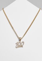 Urban Classics - One Hundred Diamond Necklace gold one size Ketting - Goudkleurig