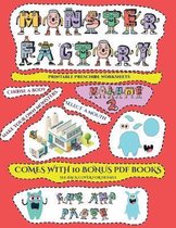 Printable Preschool Worksheets- Printable Preschool Worksheets (Cut and paste Monster Factory - Volume 2)