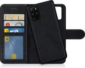 MP Case uitneembare 2in1 BookCase Samsung Galaxy S20 Plus Hoesje - Zwart