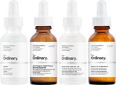 The Ordinary Anti-Aging quadruple set | Buffet | 100% Organic Cold-Pressed Rose Hip Seed Oil | Hyaluronic Acid 2% + B5 serum | Retinol 1% in Squalane | Egale teint | glanzende huid