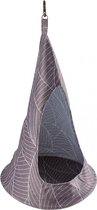 Duvo+ Elm hangtipi pluche Grijs/wit M - 23x23x42cm