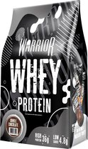 Warrior Whey Protein - Eiwitshake - Double Chocolate smaak - 1000 gram - 40 servings - + gratis shakebeker