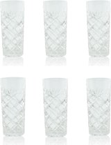 Orange85 Elegante Longdrinkglazen - 6 Stuks - 250 ml - Dik Glas - Waterglazen - Timeless