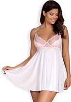 Obsessive Babydoll en String - Erotische Babydoll - Maat L/XL - Wit