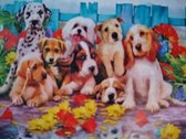 MONA LISA DIAMOND PAINTING DOGS