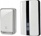 Draadloze Deurbel Met 1 Ontvanger - Waterdicht - Werkt Zonder Batterijen - Wit