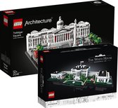 LEGO Architecture Bundel - LEGO Architecture 21054 Het Witte Huis + LEGO Architecture 21045 Trafalgar Square