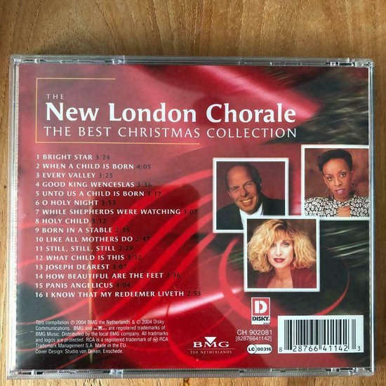 New London Chorale New London Chorale Kerst, The New London Chorale CD (album)