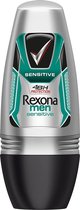 Rexona Deo Roll-on Men - Sensitive - 6 x 50ml - Voordeelverpakking