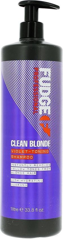 Verzakking fundament Illusie Fudge Clean Blonde Violet Toning Shampoo - 1000 ml | bol.com