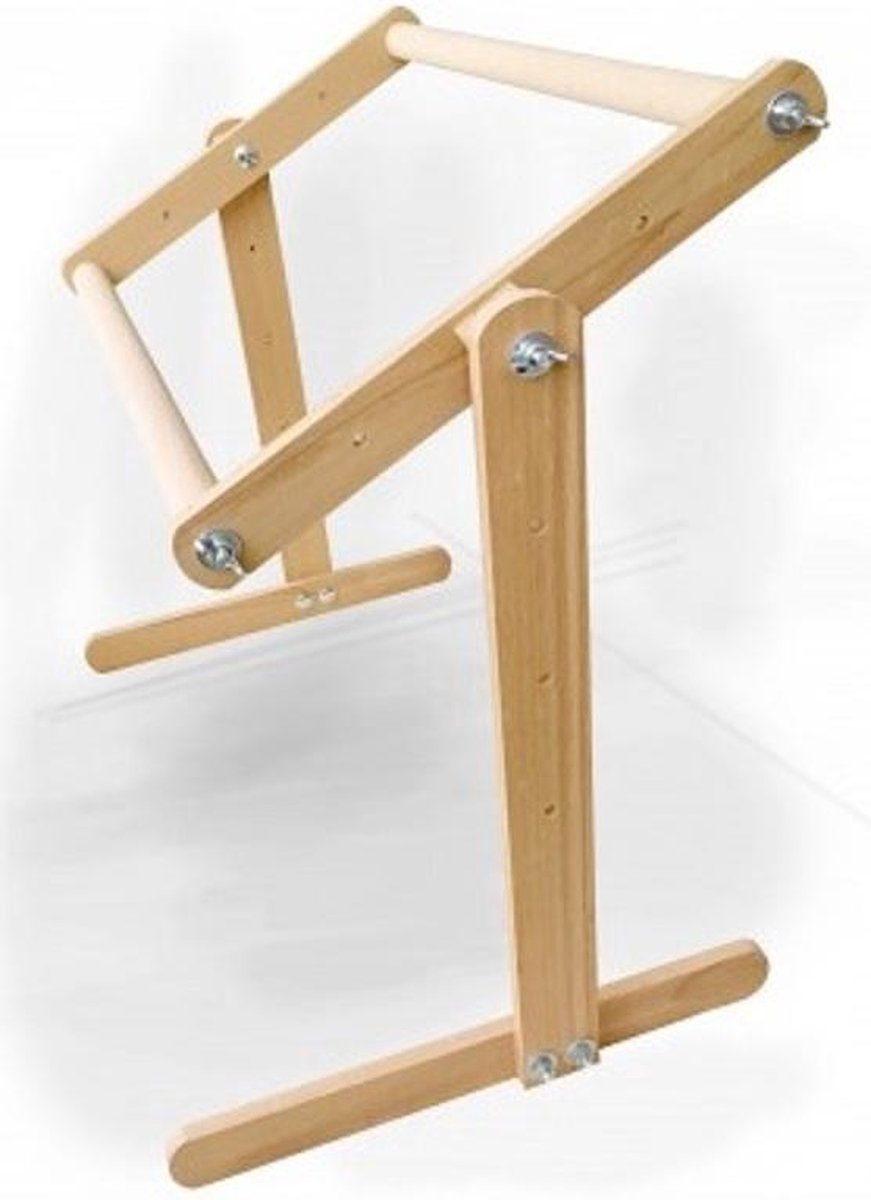 Borduurstandaard voor tafel en bankMain met/zonder borduurframe, hout, verstelbaar
