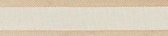 SR1206/1509 Organzalint met satijn rand 15mm 25mtr (09) beige