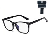 JPR Glasses Computerbril Zwart - Met Accessoires - Blauw Licht Bril - Computer Bril - Game Bril - Blauwlicht Filter - Blue Light Glasses