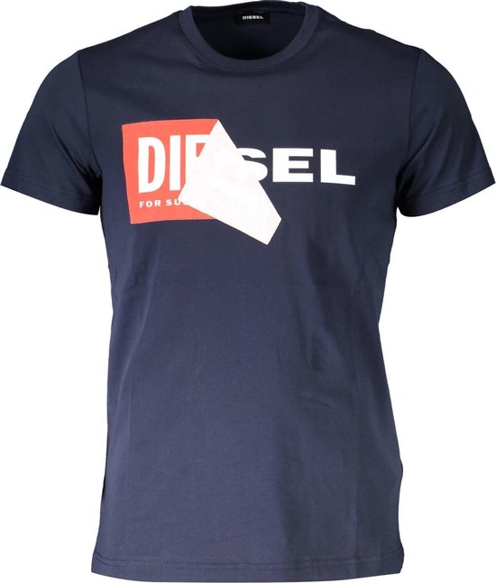 Diesel T-shirt Blauw 2XL Heren | bol.com