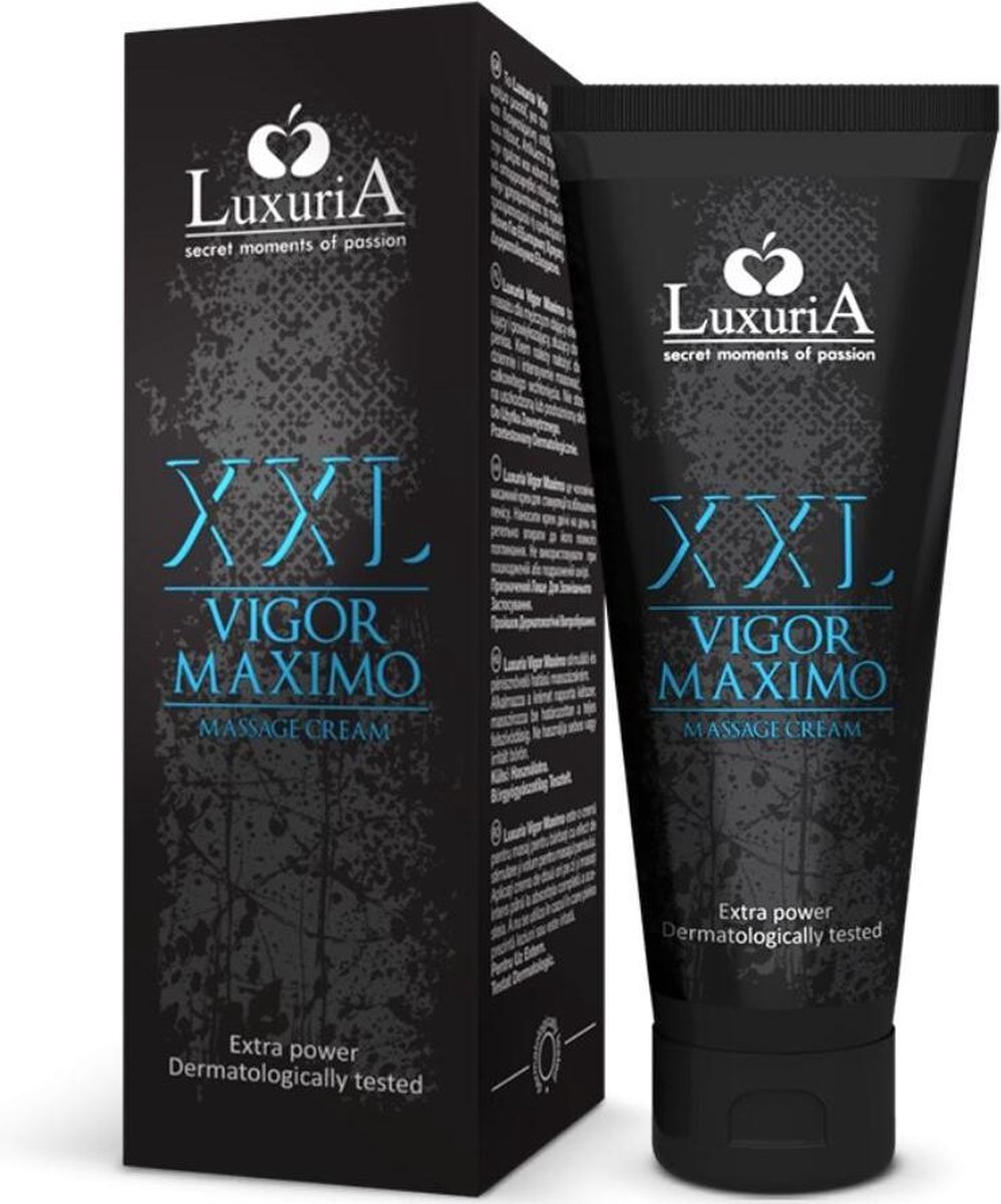 Goedkoopste LUXURIA | Xxl Vigor Maximo Massage Cream 75 Ml