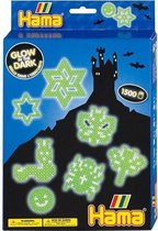 Hama 3414 Glow In Dark Strijkkralenset 1500 Stuks