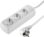 Hama 3-Way Power Strip With Child Safety Feature 5 M White