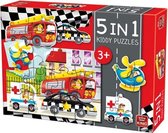 King 5-in-1 Puzzel Auto's