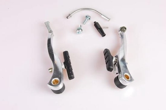 Juego de frenos bicicleta ALHONGA V-Brake. Aluminio negro