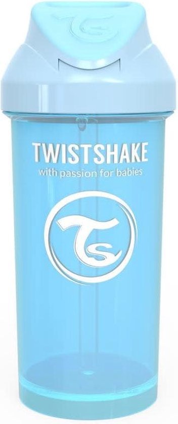 Tasse Paille Twistshake 360ml Blue Pastel