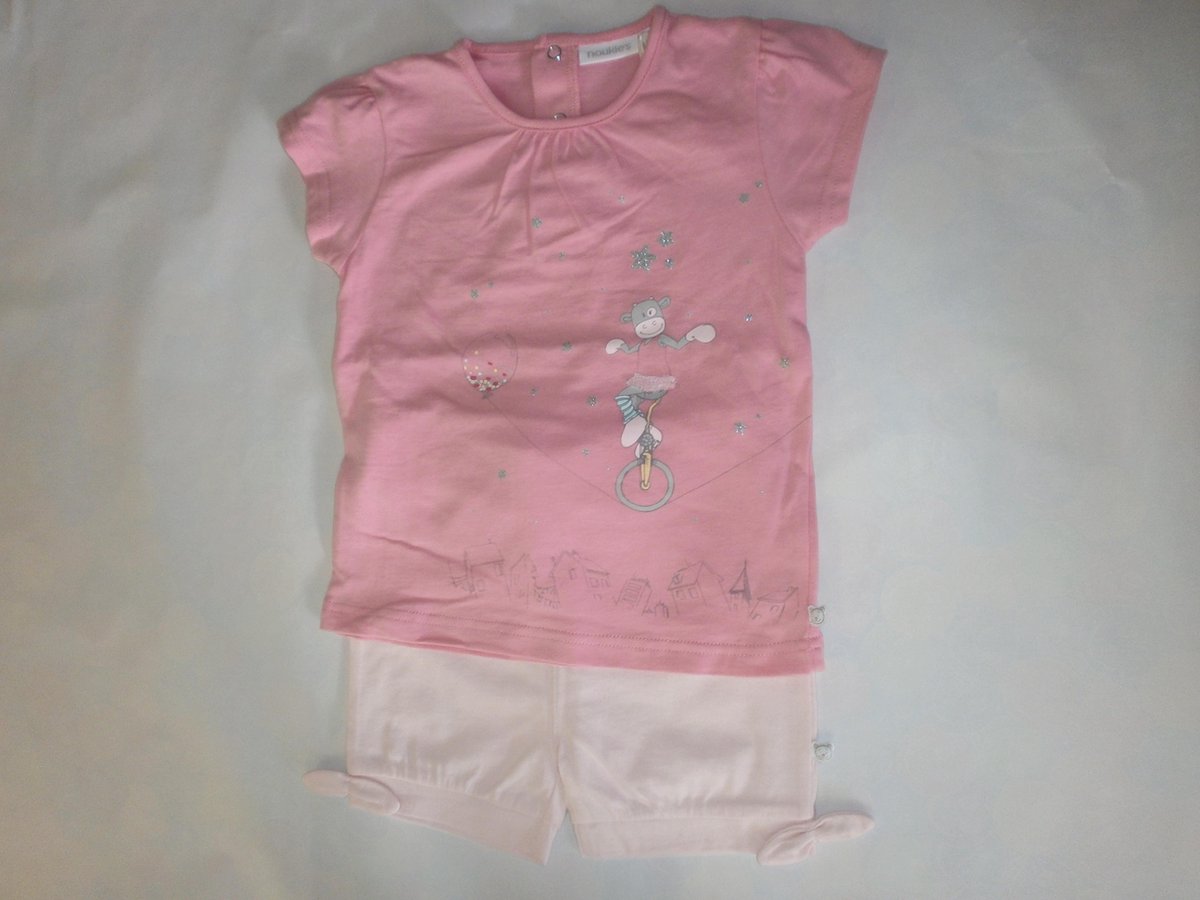 Noukie's Pyjama - Meisje - Roze - Lola - 6 jaar 116 rose