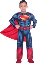 Superman Kostuum Jongens - Classic - Origineel Kostuum - Verkleedkleren Jongens - Maat 128