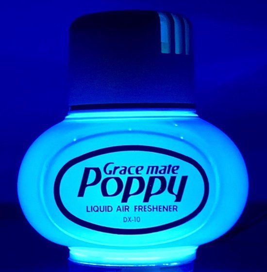 Poppy Grace Mate Luchtverfrisser FREESIA 150 ML. En Origineel Poppy RGB Led lampje en USB aansluiting - POPPY GRACE MATE®