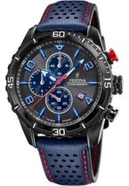 Festina Chrono Sport Horloge - Festina heren horloge - Zwart - diameter 45 mm - kleur gecoat roestvrij staal