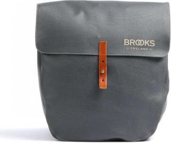Brooks fietstas dubbel Brick Lane grijs bruin - TBB001GH | bol.com