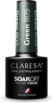 Claresa UV/LED Gellak Green #805 – 5ml.