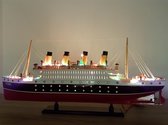 Titanic model schip met verlichting 80cm kerstdecoratie