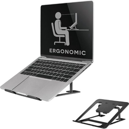 Neomounts NSLS085BLACK Opvouwbare Laptopstandaard Zwart