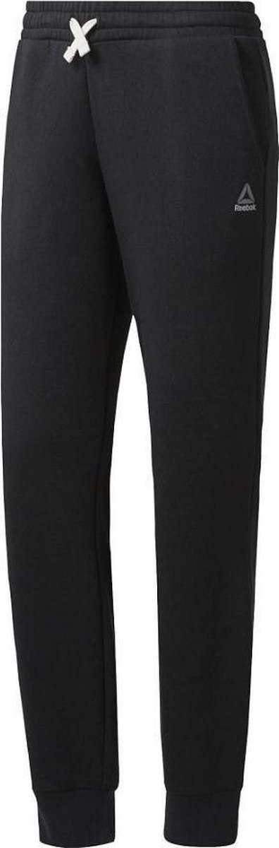 Reebok Fleece Cuffed Pant Dames Joggingbroek Zwart