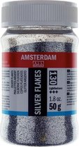 Amsterdam Zilver Flakes 50 G 130 Pot 75 ml