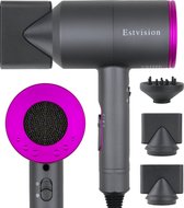 Estvision Föhn met Diffuser - Ionische Haardroger - Haarföhn - 3 Standen - Warm en Koud - 2000W