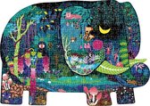MiDeer - Olifanten droom - 280 puzzelstukjes - Puzzel in een mooie geschenkdoos - Kinder vloerpuzzel - Educatief speelgoed voor kinderen - Puzzel voor peuter vanaf 5 jaar